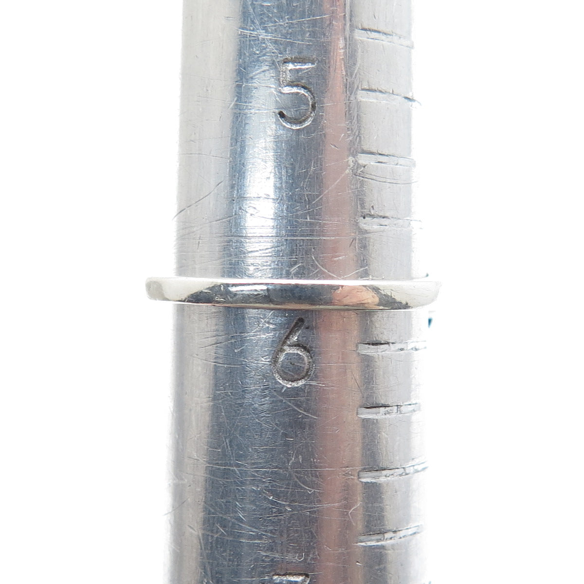 FD Felicia Design 925 Sterling Silver Real Diamond & Sapphire Ring Size 5.75