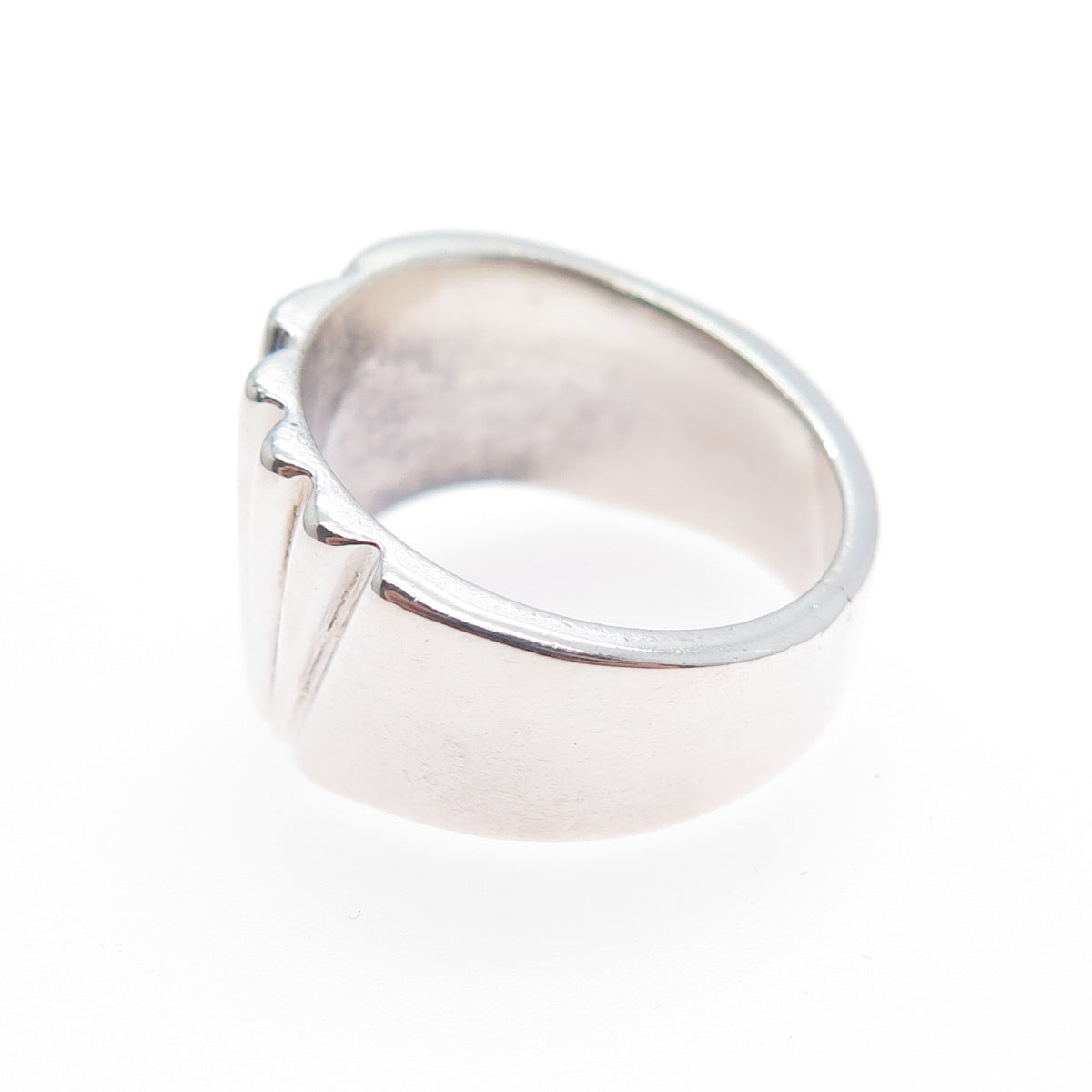 CHAPAL ZENRAY 925 Sterling Silver Vintage Modernist Ring Size 6.25