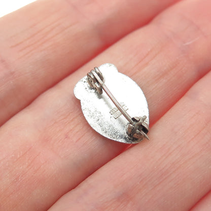 LEAVENS 925 Sterling Silver Antique Enamel Future Teachers of America Pin