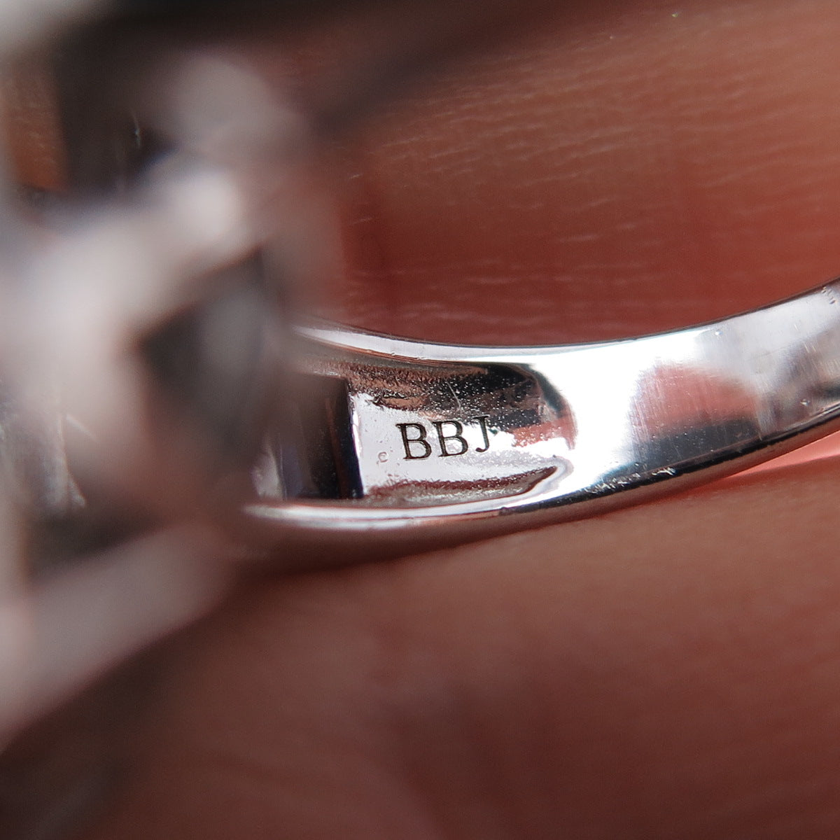 925 Sterling Silver Lab-Created Sapphire & Real White Topaz Ring Size 7