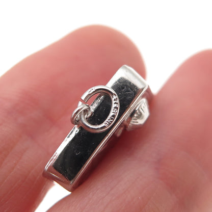 AE Art's Elegance 925 Sterling Silver Vintage Retro Radio 3D Mini Charm Pendant
