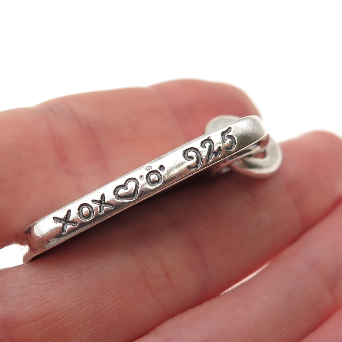 925 Sterling Vintage 2006 All Wishes Come True Chinese Character Lucky Pendant