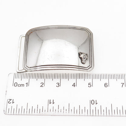 925 Sterling Silver Antique Art Deco Masonic Symbol Belt Buckle