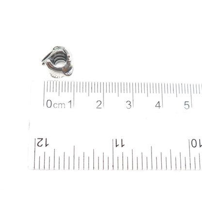 PANDORA 925 Sterling Silver Dolphin Slide Bead Charm