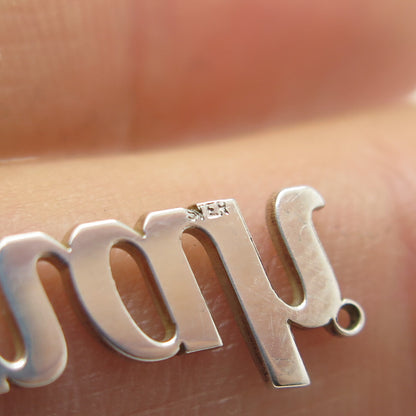 925 Sterling Silver "Hannah" Personalized Centerpiece Pendant