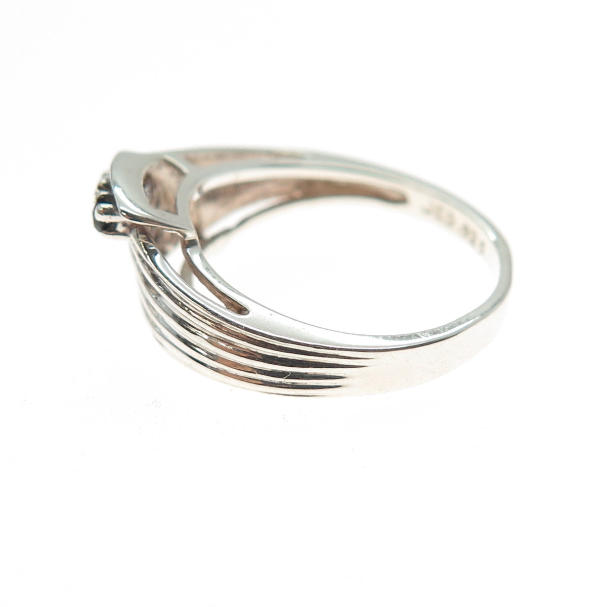 JED JOSEPH DEMARCO 925 Sterling Silver Vintage Real Sapphire Ring Size 6.25