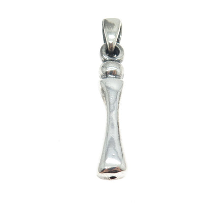 925 Sterling Silver Vintage Letter "I" Initial Pendant