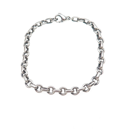 Tiffany & Co. 925 Sterling Silver Vintage Rolo Link Bracelet 6.75"