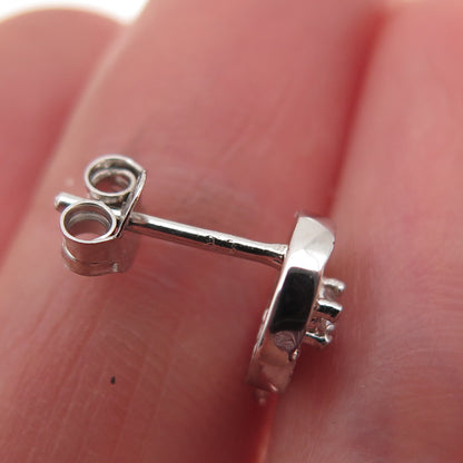 925 Sterling Silver Round-Cut C Z Long Dangle Earrings