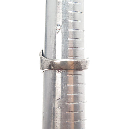 925 Sterling Silver Vintage Mexico Real Bisbee Turquoise Modernist Ring Size 10