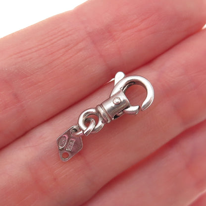 925 Sterling Silver Vintage Bracelet / Necklace Lobster Lock Clasp
