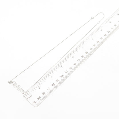 925 Sterling Silver Round-Cut C Z #Taken Cable Chain Necklace 16-18"