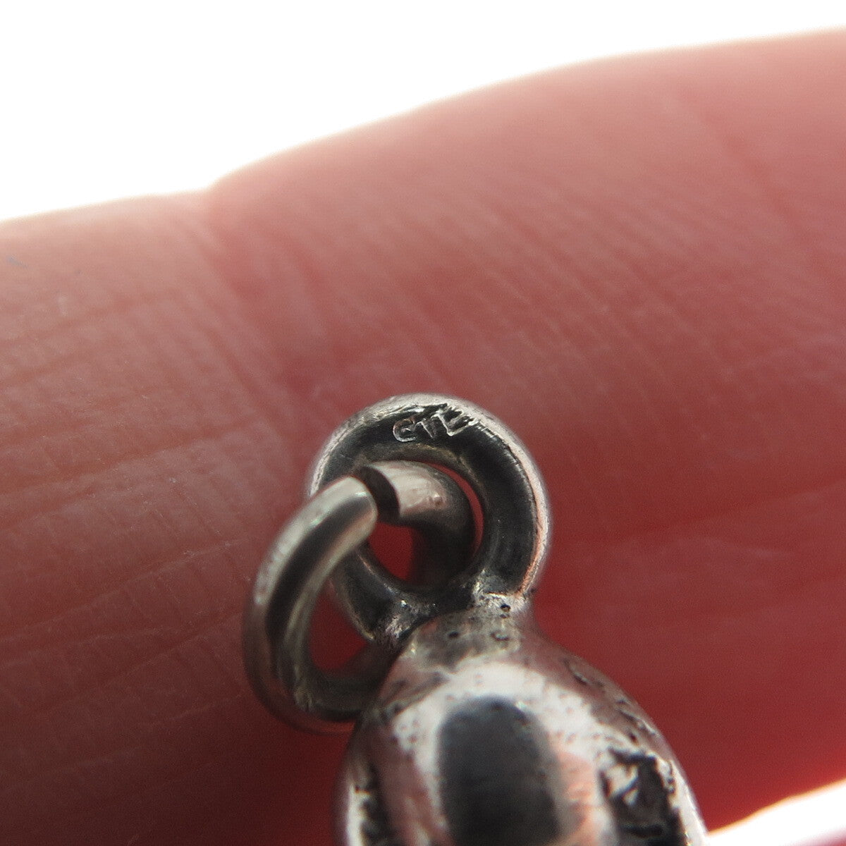 925 Sterling Silver Vintage Gold Miner 3D Charm Pendant