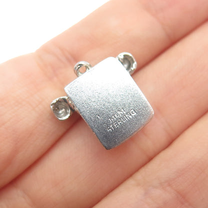 M&M MARK MERCY 925 Sterling Vintage Retro Rotary Phone Movable Mini 3D Pendant
