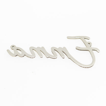925 Sterling Silver "Emma" Personalized Centerpiece Pendant