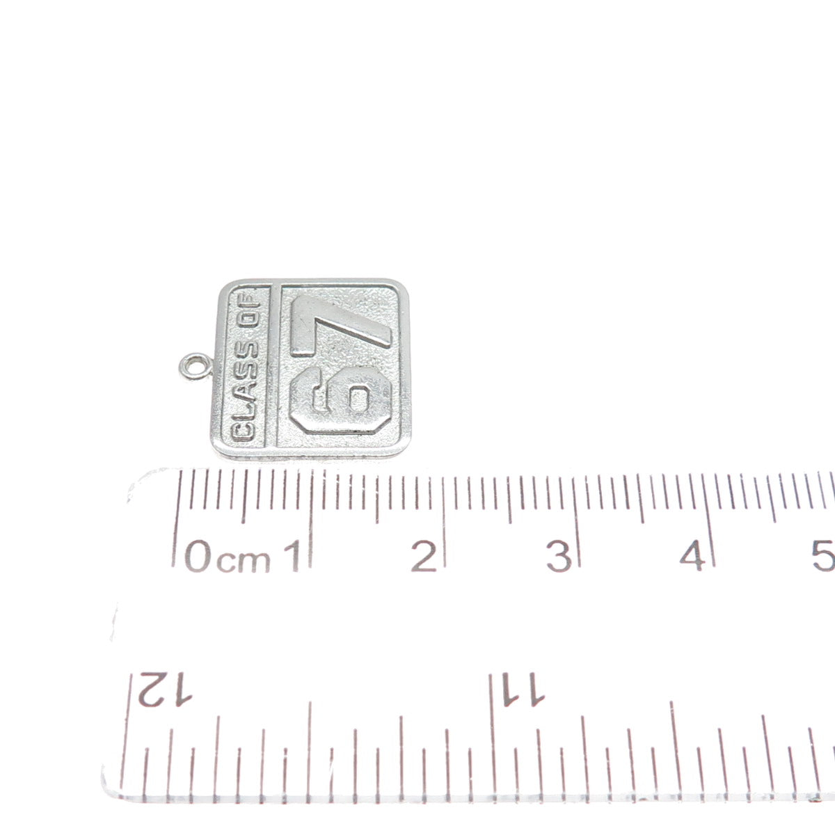 WELLS 925 Sterling Silver Vintage Class of 1967 Minimalist Charm Pendant