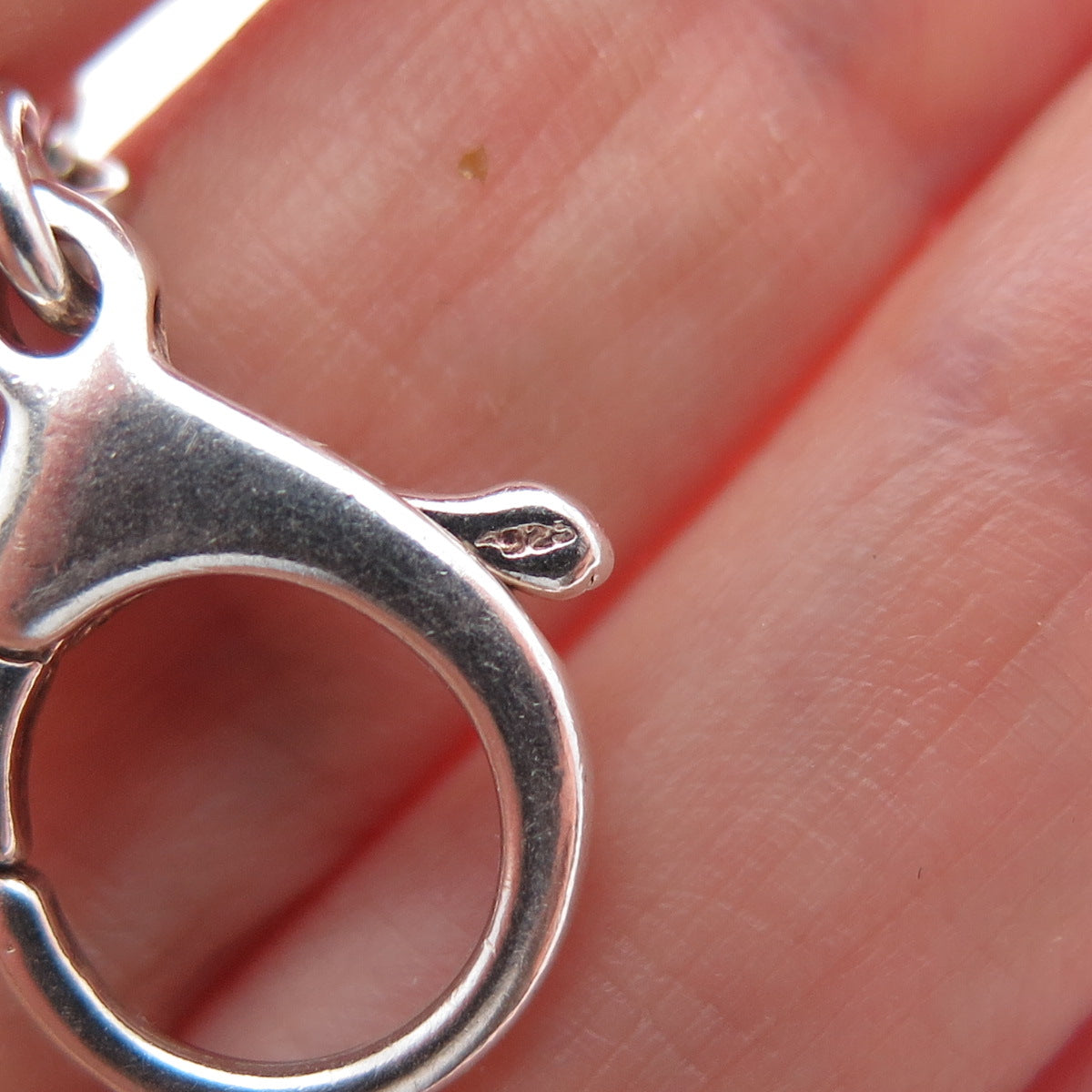 MILOR 925 Sterling Silver Vintage Italy Bracelet / Necklace Lobster Lock Clasp