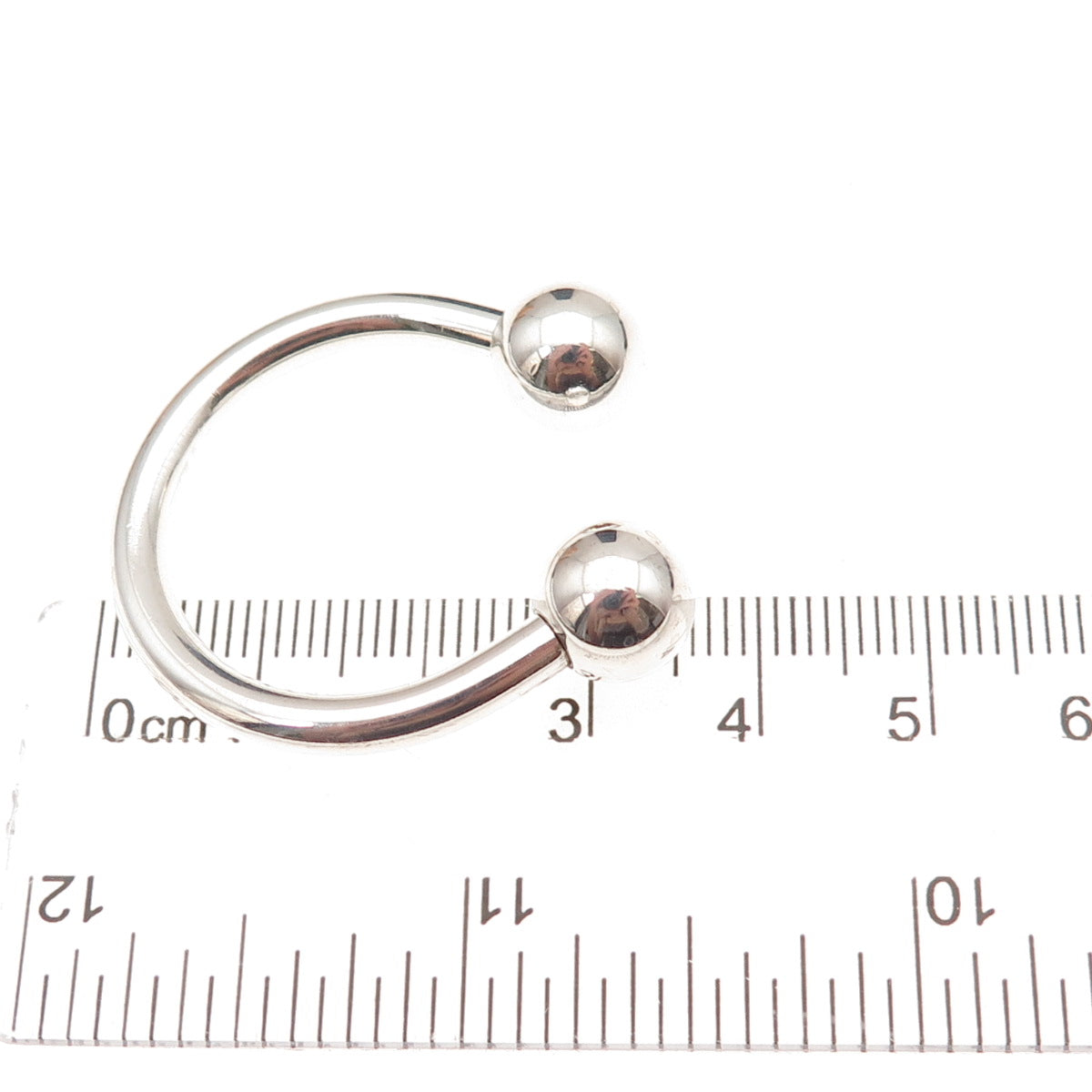 Tiffany & Co. 925 Sterling Silver Vintage 2001 Screw-Off Ball Key Ring