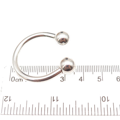 Tiffany & Co. 925 Sterling Silver Vintage 2001 Screw-Off Ball Key Ring