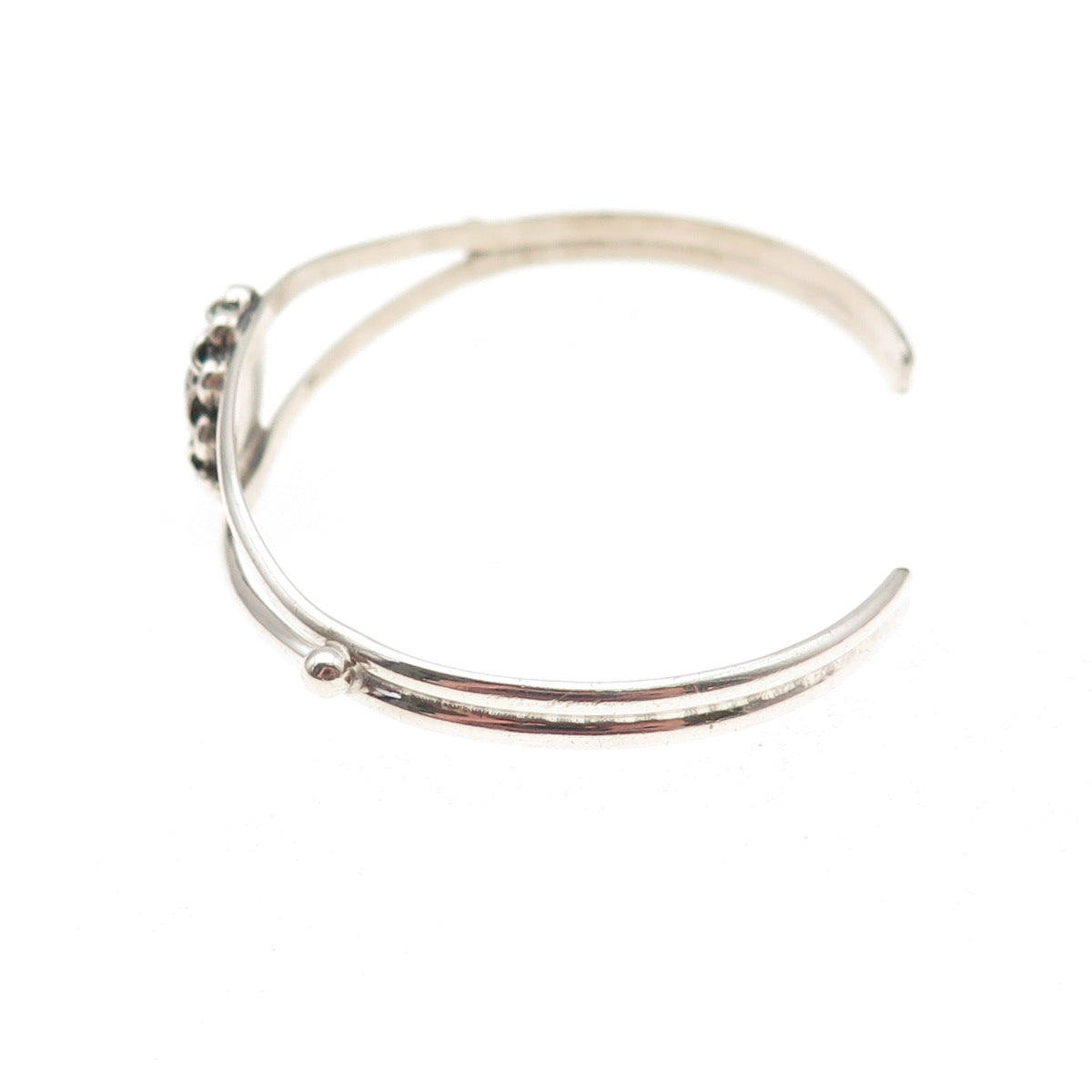 Old Pawn 925 Sterling Silver Vintage Southwestern MOP Adjustable Bracelet 5.5"