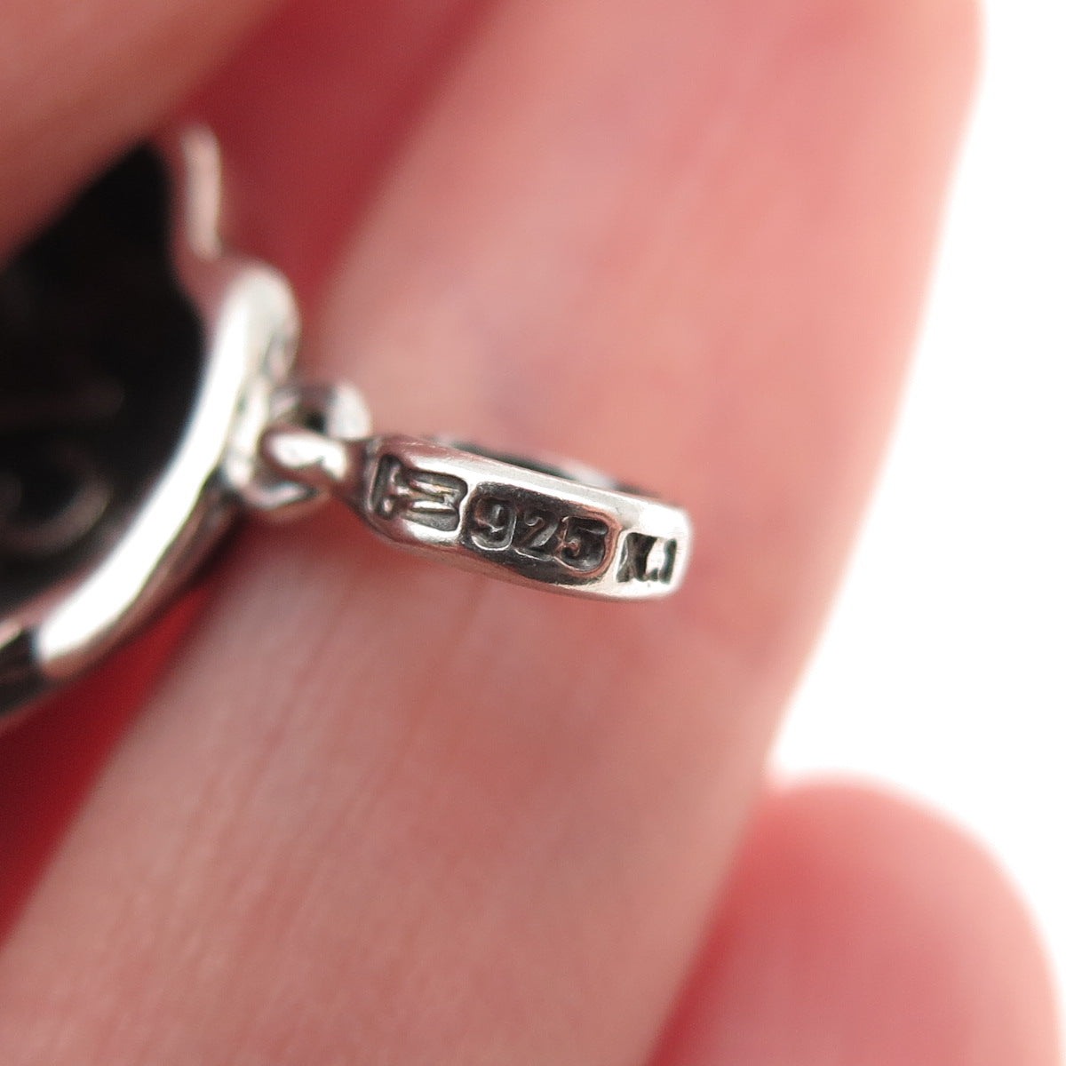 Maramenos & Pateras 925 Sterling Silver Vintage Lion Oxidized Charm Pendant