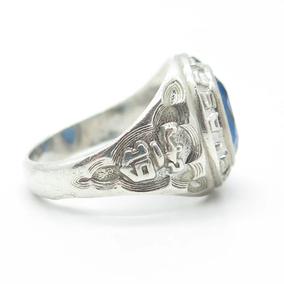 925 Sterling Silver Vintage S.K&F 1969 Ascension Catholic School Ring Size 9.5