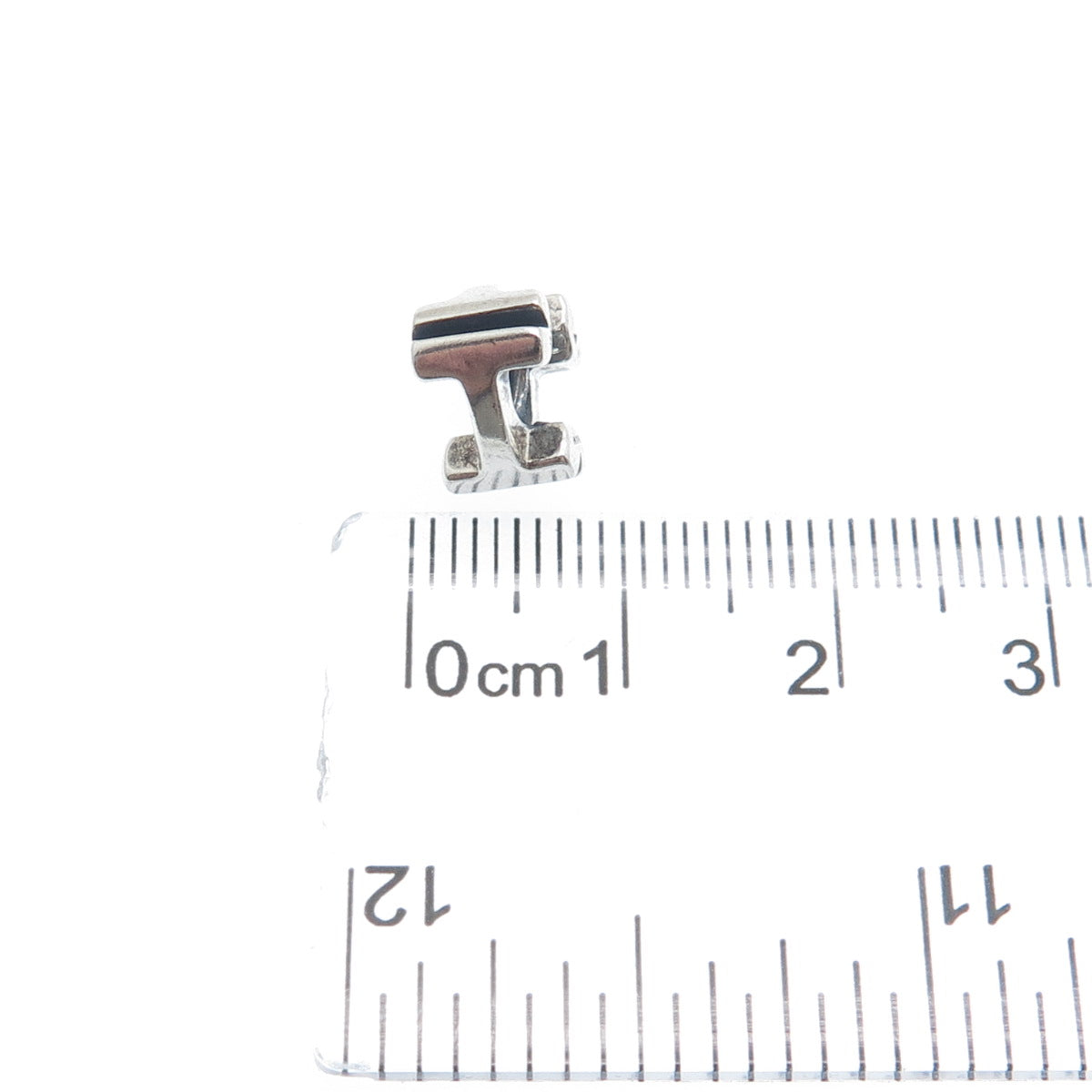 CHAMILIA 925 Sterling Silver Letter H Initial Bead Charm