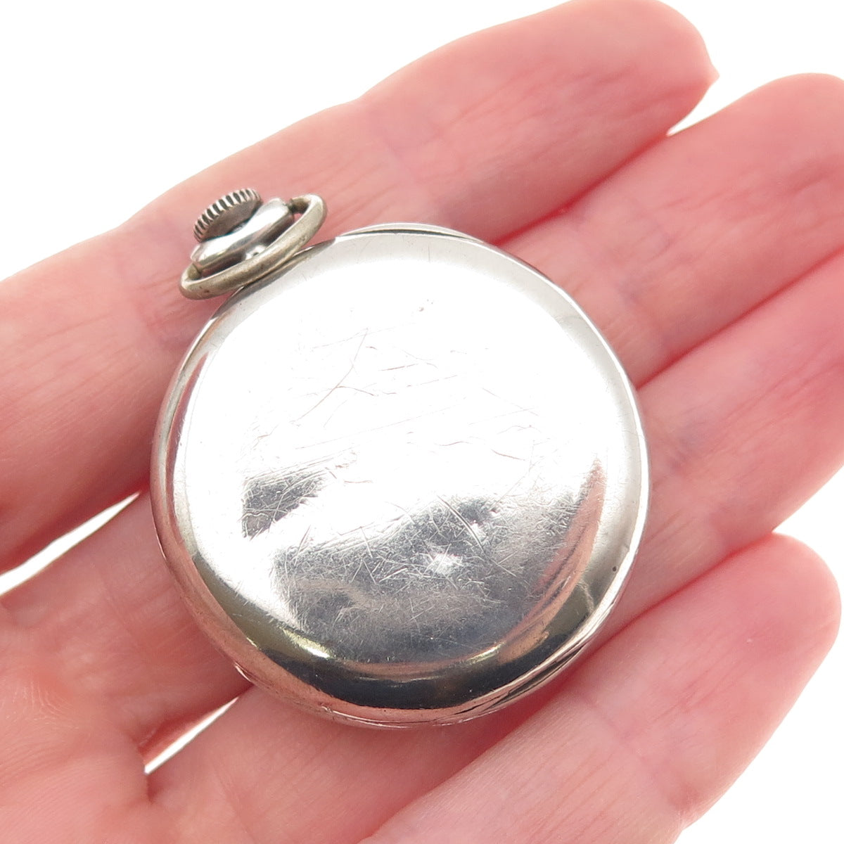 Gorham Longines 925 Sterling Antique Swiss 15 Jewels 13.33 Caliber Pocket Watch