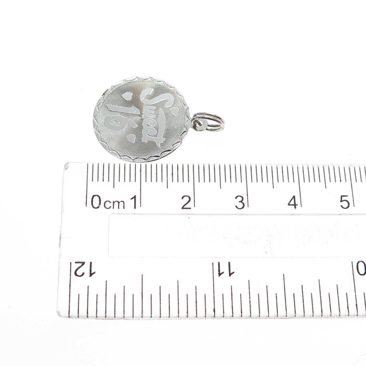 SPENCER 925 Sterling Silver Vintage Sweet 16 Mini Charm Pendant