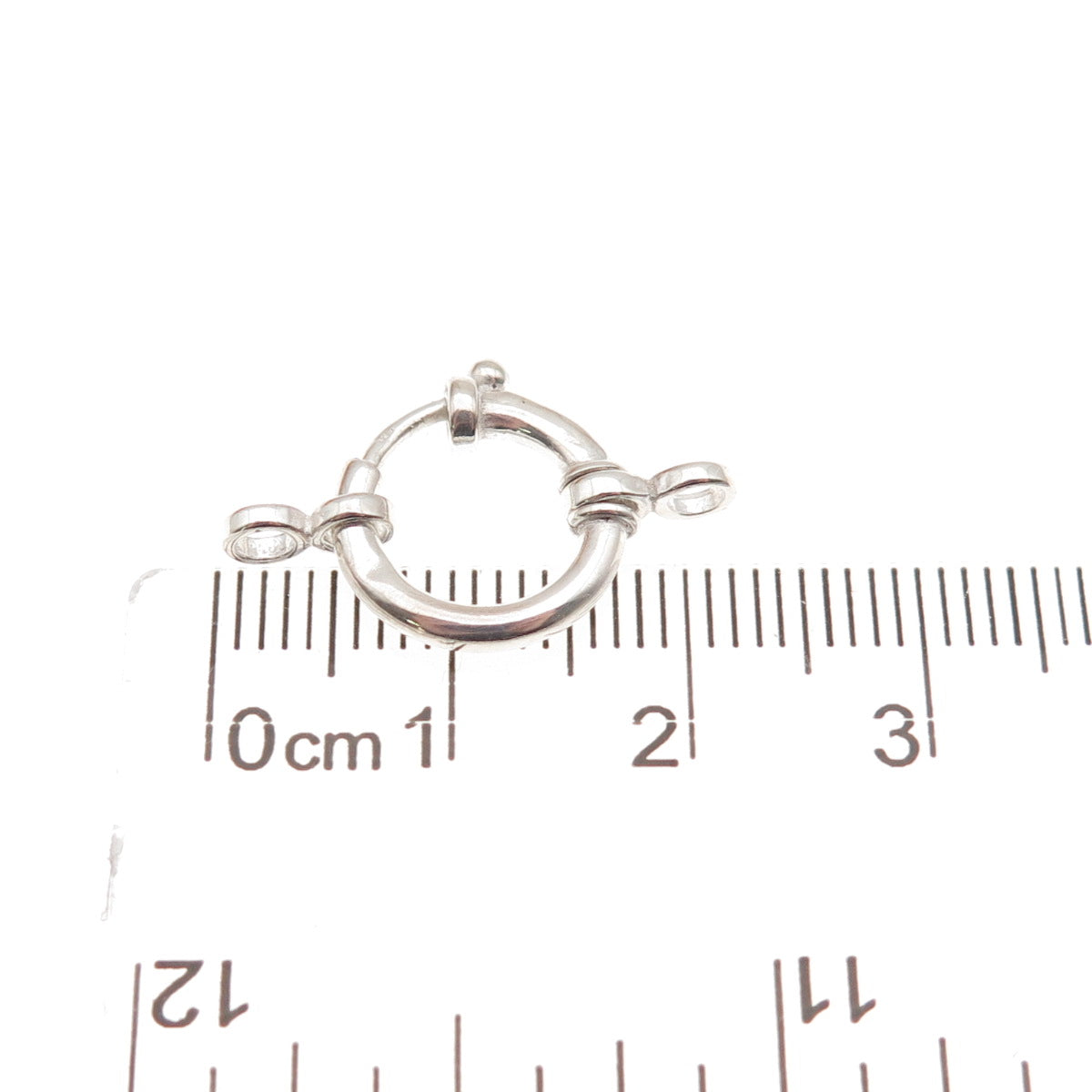 925 Sterling Silver Vintage Bracelet / Necklace Spring Ring Lock Clasp