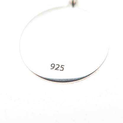 925 Sterling Silver Enamel Male & Female Symbol Cable Chain Necklace 18"