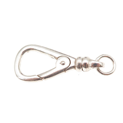 925 Sterling Silver Vintage Bracelet / Necklace Swivel Push Clasp