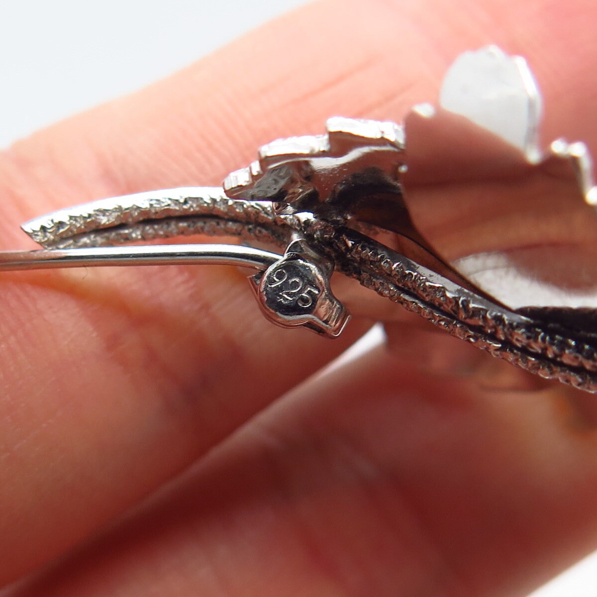 925 Sterling Silver Vintage Kollmar & Jourdan Floral Pin Brooch