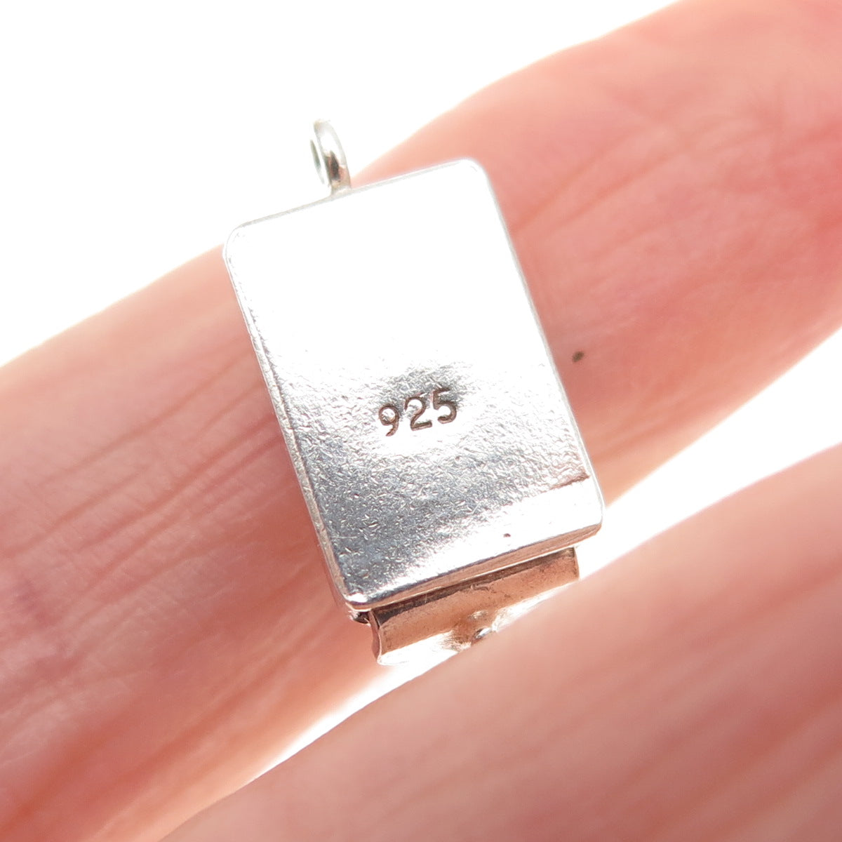 925 Sterling Silver Vintage Bracelet / Necklace Box Lock Clasp