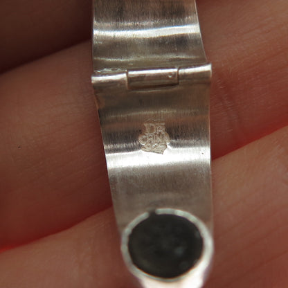 Jay King Desert Rose Sterling Silver Vintage Real Lapis Circle of Life Pendant