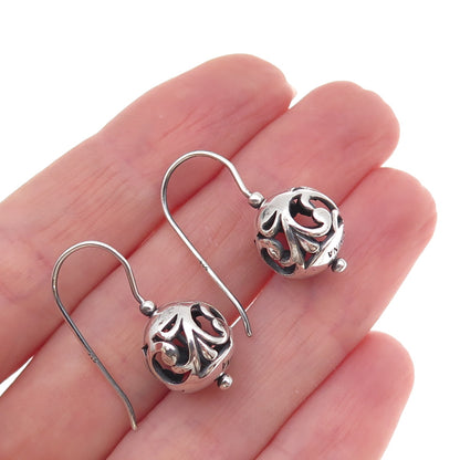Silpada 925 Sterling Silver Vintage Simple Delight Ball Earrings