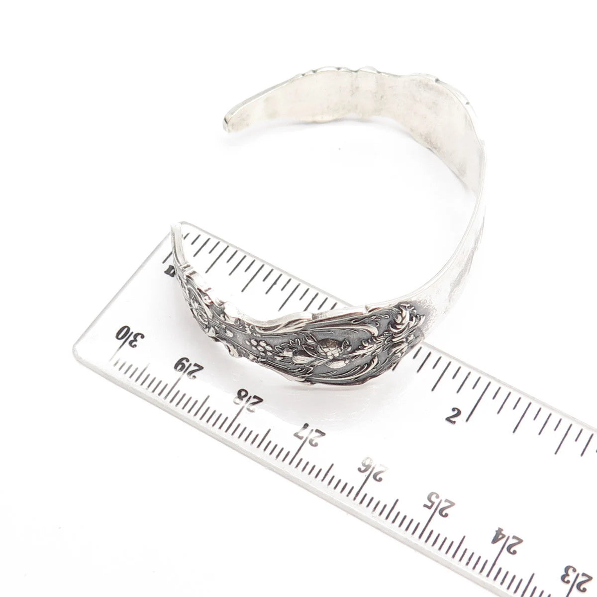 925 Sterling Silver Vintage Reed & Barton Abalone Shell Adjustable Bracelet 6"