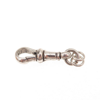 Samuel Smith Sterling Silver Antique 1902 Birmingham Bracelet / Necklace Lock