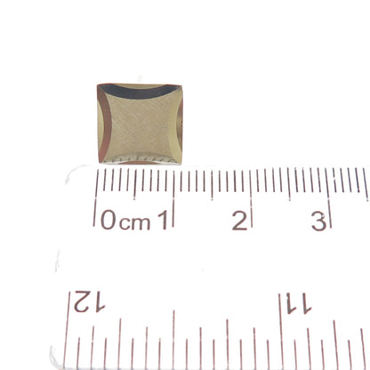 SIMMONS 925 Sterling Silver Vintage Square Lapel Pin