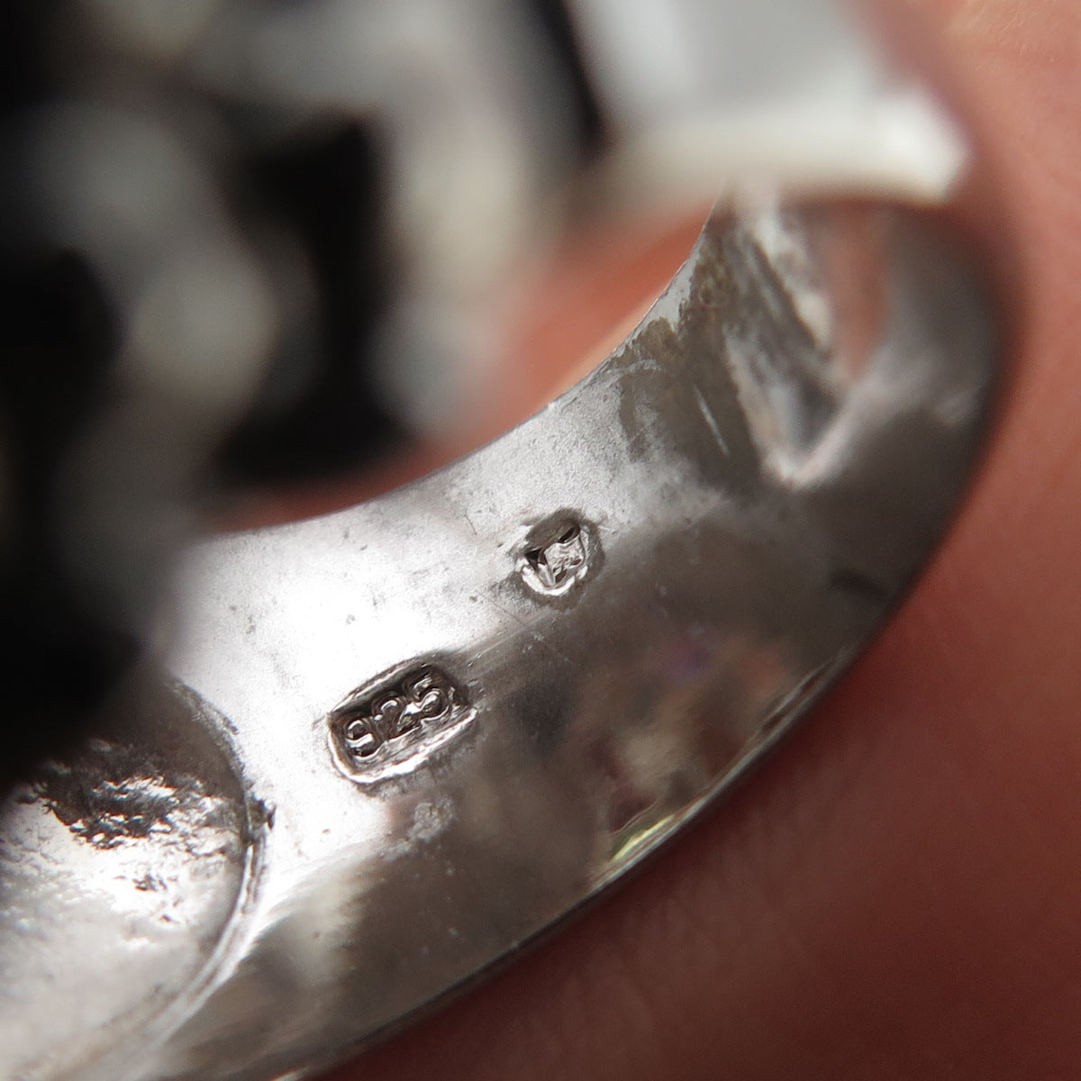 925 Sterling Silver Real Blue Topaz Amethyst Citrine Peridot Garnet Ring Size 8