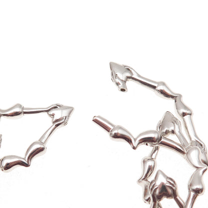 Hard Jewelry 925 Sterling Silver Chain of Addiction Necklace 16"