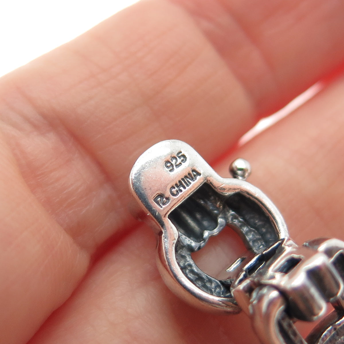 ROSS SIMONS 925 Sterling Silver Vintage Real Kingman Turquoise Bracelet 7.25"