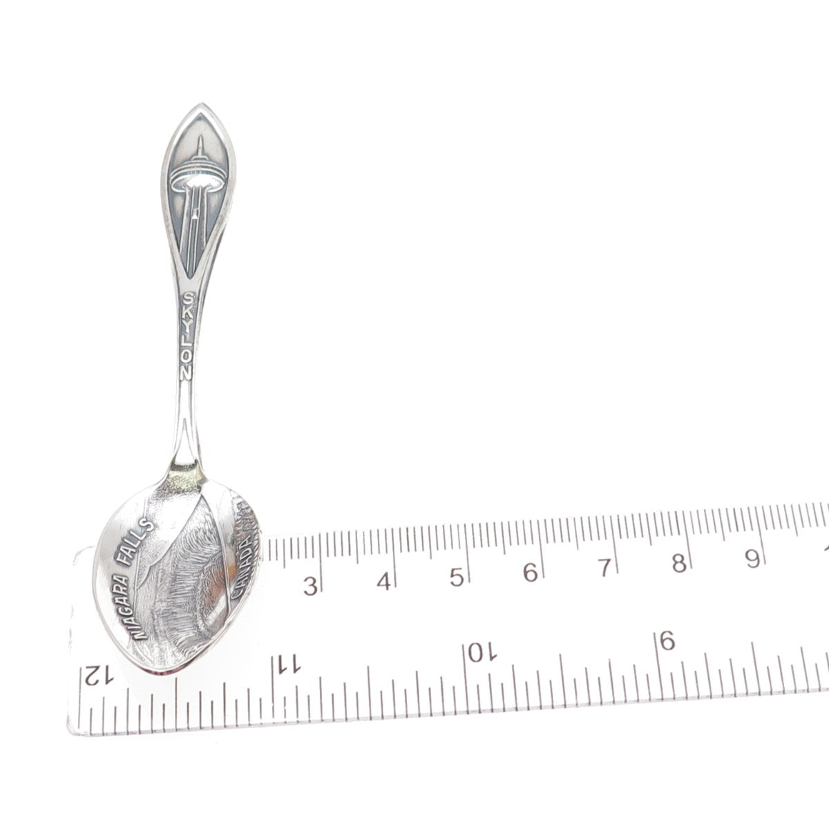 Breadner & Co Sterling Silver Antique Art Deco Skylon Niagara Falls Coffee Spoon