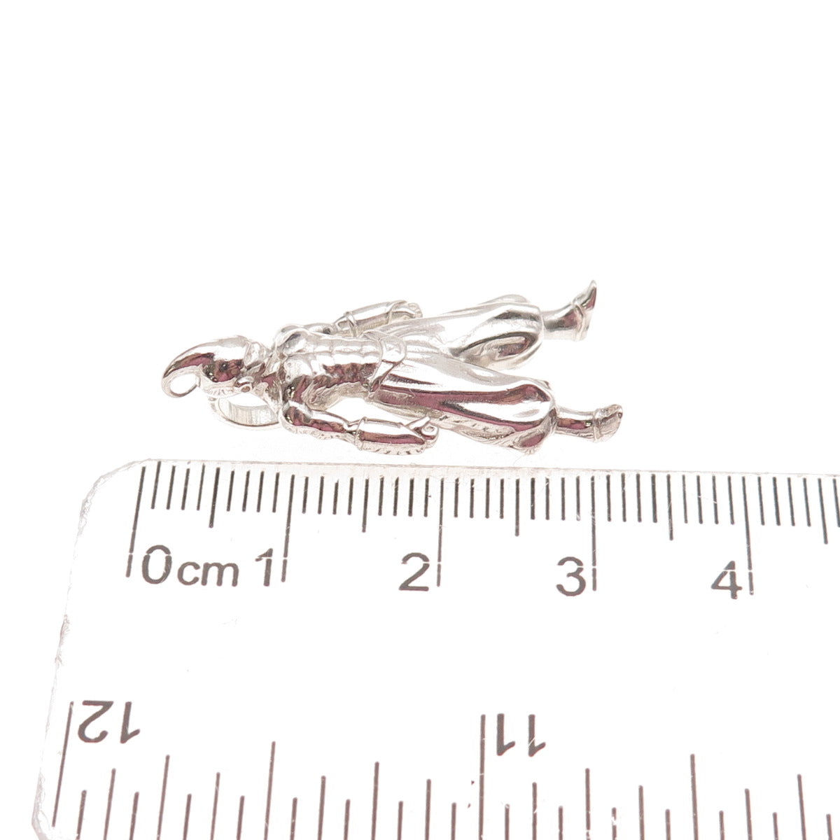 925 Sterling Silver Vintage Majin Buu Cartoon Character 3D Slide Charm Pendant