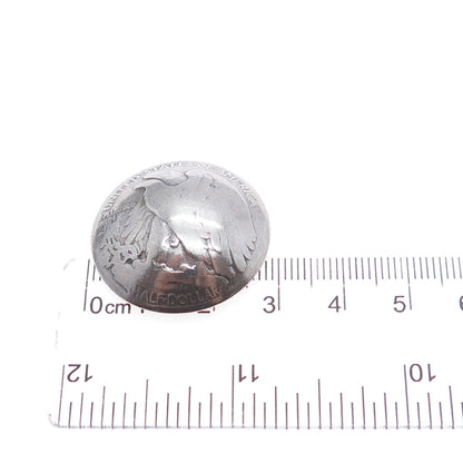 900 Silver Antique 1917 Walking Liberty US Half Dollar Coin Button