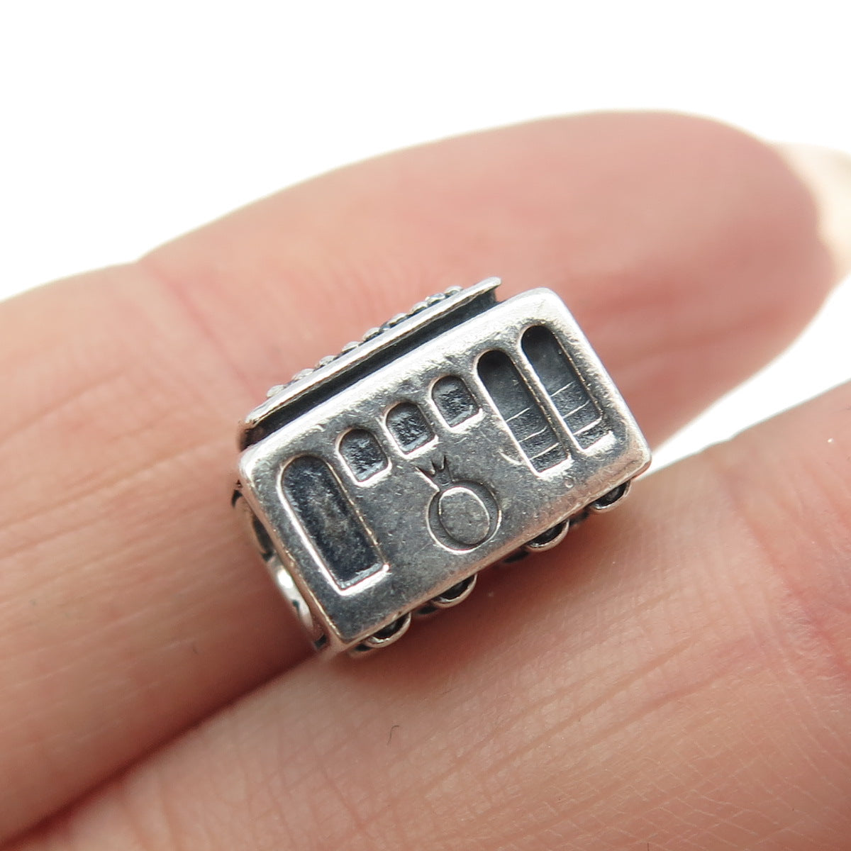 PANDORA 925 Sterling Silver Cable Car Charm