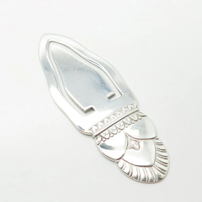 925 Sterling Silver Vintage Tribal Bookmark