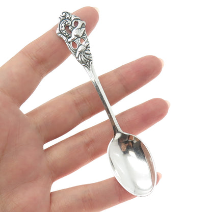 TH MARTHINSEN 925 Sterling Silver Antique Art Deco Norway Coffee Spoon #218