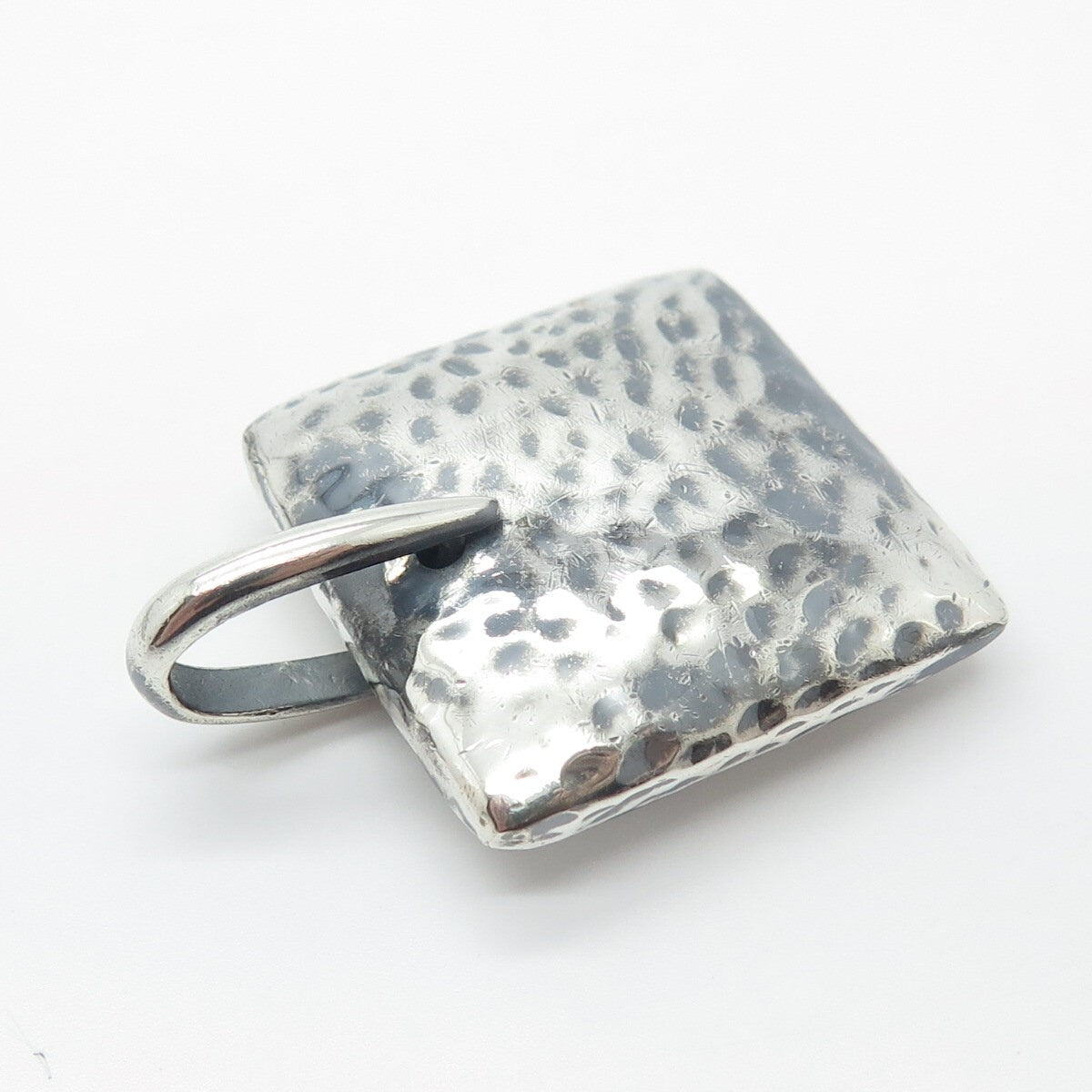 925 Sterling Silver Vintage Silpada Hammered Finish Pendant
