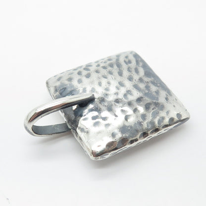 925 Sterling Silver Vintage Silpada Hammered Finish Pendant